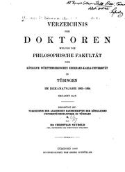 Cover of: Verzeichnis der arabischen handschriften.