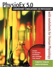 Cover of: PhysioEx(TM) 5.0 for Human Physiology Stand Alone CD Version