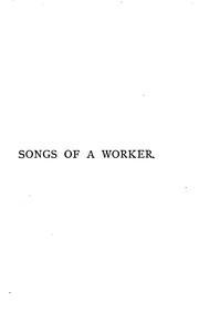 Cover of: Songs of a worker
