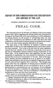 Report of the Commissioners for the revision and reform of the law by California. Commission for Revision and Reform of the Law.