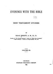 Cover of: Evenings with the Bible