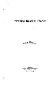 Cover of: Rawhide Rawlins stories