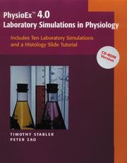 Cover of: PhysioEx V4.0: Laboratory Simulations in Physiology (Stand alone) CD-ROM version