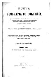 Cover of: Nueva geografía de Colombia ...
