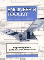 Cover of: Engineering Ethics by Carl Mitcham, R. Shannon Duval