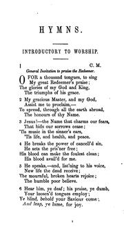 Hymns for the use of the Methodist Episcopal Church by Methodist Episcopal Church.
