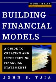 Cover of: Building Financial Models by John Tjia
