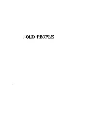 Cover of: Old people