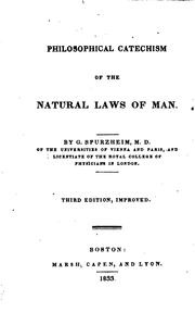 Cover of: Philosophical catechism of the natural laws of man.