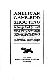 Cover of: American game-bird shooting