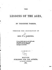 Cover of: The lessons of the ages
