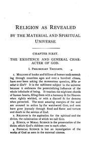 Religion As Revealed by the Material and Spiritual Universe by Edwin D. Babbitt