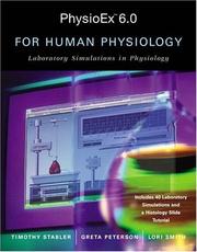 Cover of: PhysioEx(TM) 6.0 for Human Physiology: Laboratory Simulations in Physiology