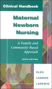 Cover of: Maternal-newborn nursing by Sally B. Olds