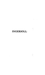 Cover of: Ingersoll ; a biographical appreciation