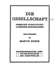 Cover of: Der schriftsteller