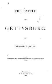 Cover of: The battle of Gettysburg.