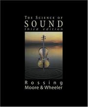 Cover of: The science of sound by Thomas D. Rossing