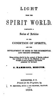 Light from the spirit world by Hammond, C.