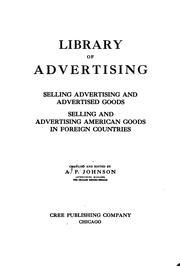 Cover of: Library of advertising.