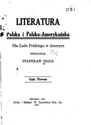 Cover of: Literatura Polska i Polsko-Amerykańska by Stanisław Osada