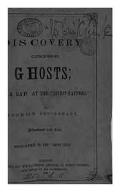 Cover of: A discovery concerning ghosts by George Cruikshank