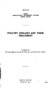 Cover of: Poultry diseases and their treatment by Pearl, Raymond