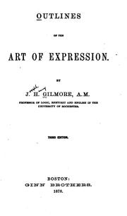 Cover of: Outlines of the art of expression