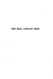 Cover of: The real Captain Kidd: a vindication