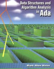 Cover of: Data structures and algorithm analysis in Ada by Mark Allen Weiss