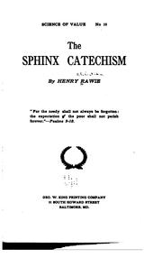 Cover of: The sphinx catechism