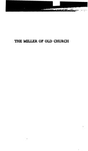 Cover of: The miller of Old Church by Ellen Anderson Gholson Glasgow