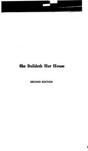 Cover of: She buildeth her house