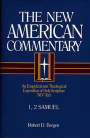 Cover of: 1, 2 Samuel by Robert D. Bergen