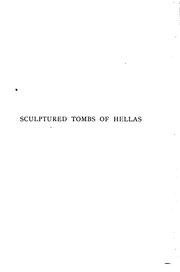 Cover of: Sculptured tombs of Hellas by Percy Gardner