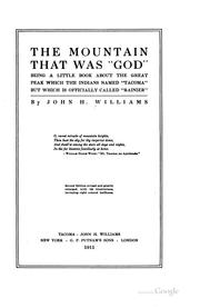Cover of: The " mountain that was God" by John Harvey Williams