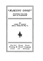 Cover of: "Making good": pointers for the man of to-morrow