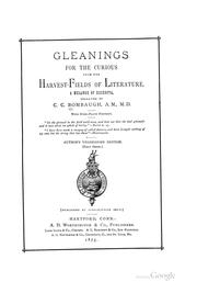 Cover of: Gleanings for the curious from the harvest-fields of literature. by Charles Carroll Bombaugh