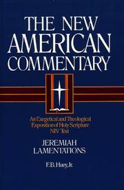 Cover of: Jeremiah, Lamentations