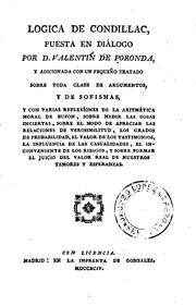 Cover of: Logica de Condillac
