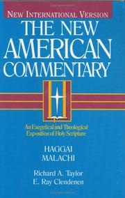 Cover of: Haggai, Malachi by Taylor, Richard A.
