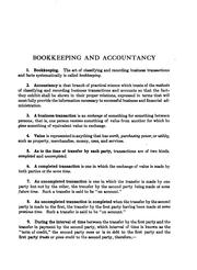 Bookkeeping and accountancy by Harry M. Rowe