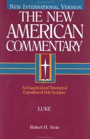 Cover of: Luke by Robert H. Stein