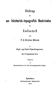 Cover of: Bidrag til en historisk-topografisk beskrivelse af Island by Kristian Kaalund