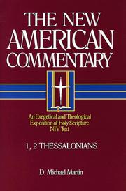 Cover of: 1, 2 Thessalonians by D. Michael Martin