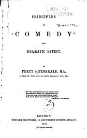 Cover of: Principles of comedy and dramatic effect. by Judith Martin