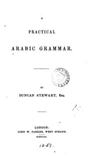Cover of: A practical Arabic grammar.