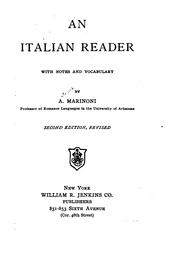 Cover of: Italian reader | Marinoni, Antonio