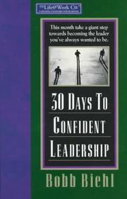 Cover of: 30 days to confident leadership