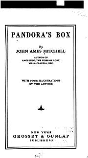 Cover of: Pandora's box